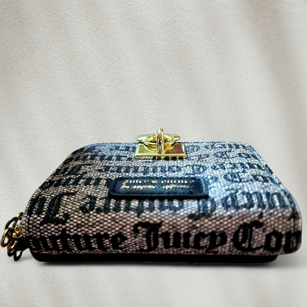 Juicy Couture Gothic Under Lock & Key Wallet Zip Around